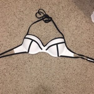 white push-up swimsuit